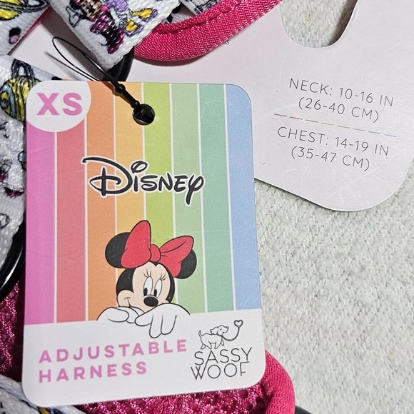 🏷️NWT Disney x Sassy Woof Minnie Mouse & Daisy Duck Dog Harness - Various Sizes - Picture 14 of 15